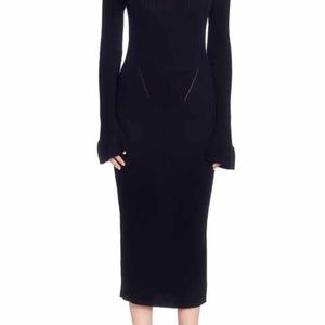 Rosa cashmere midi dress.
